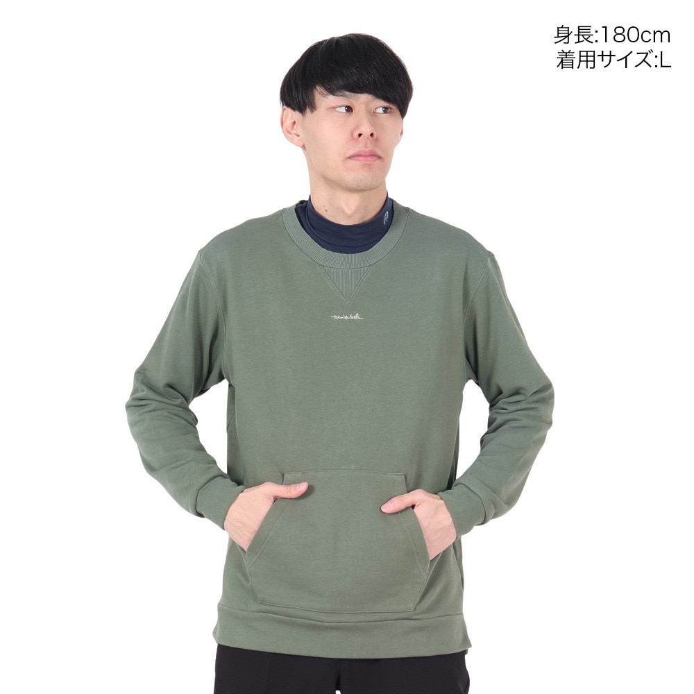 トラヴィスマシュー（Travis Mathew）（メンズ）ゴルフウェア 長袖 スウェットクルーネックシャツ 7AI016-3OLG