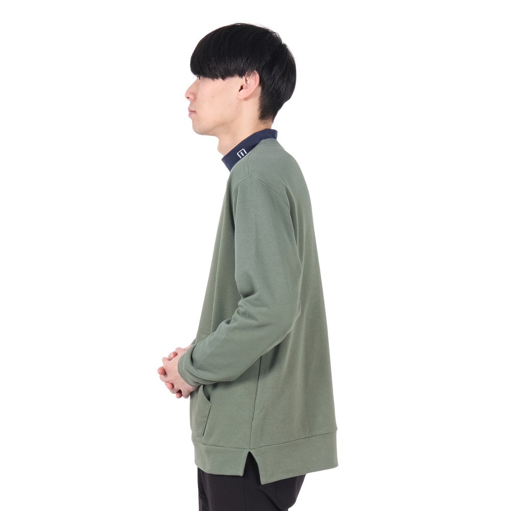 トラヴィスマシュー（Travis Mathew）（メンズ）ゴルフウェア 長袖 スウェットクルーネックシャツ 7AI016-3OLG