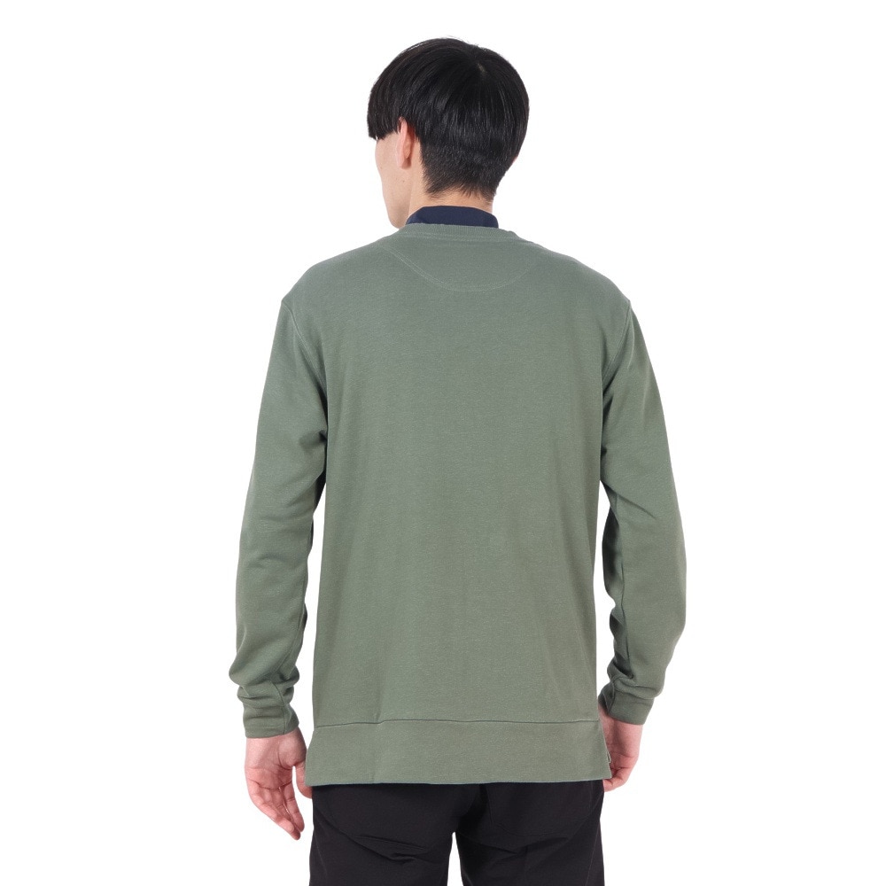 トラヴィスマシュー（Travis Mathew）（メンズ）ゴルフウェア 長袖 スウェットクルーネックシャツ 7AI016-3OLG