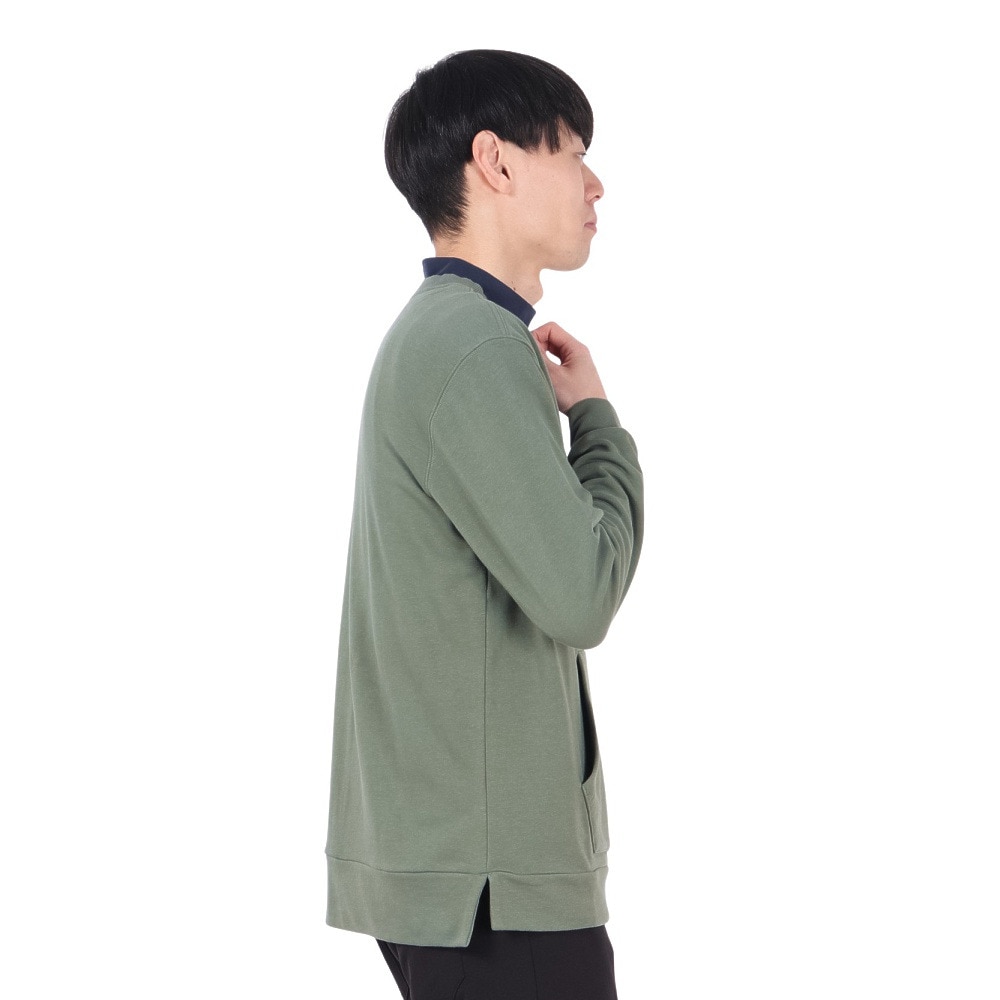トラヴィスマシュー（Travis Mathew）（メンズ）ゴルフウェア 長袖 スウェットクルーネックシャツ 7AI016-3OLG