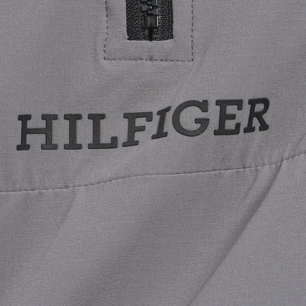 トミー ヒルフィガー ゴルフ（TOMMY HILFIGER GOLF）（メンズ）ゴルフウェア 保温 ハイブリッド 長袖 スウェットフーディー THMA489-GRY