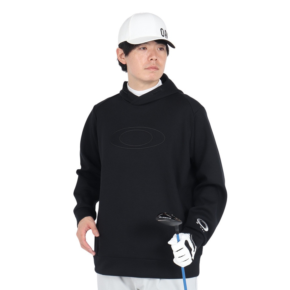 オークリー（OAKLEY）（メンズ）ゴルフウェア 吸汗速乾 パーカー プルオーバーフリースフーディー FOA406953-02E