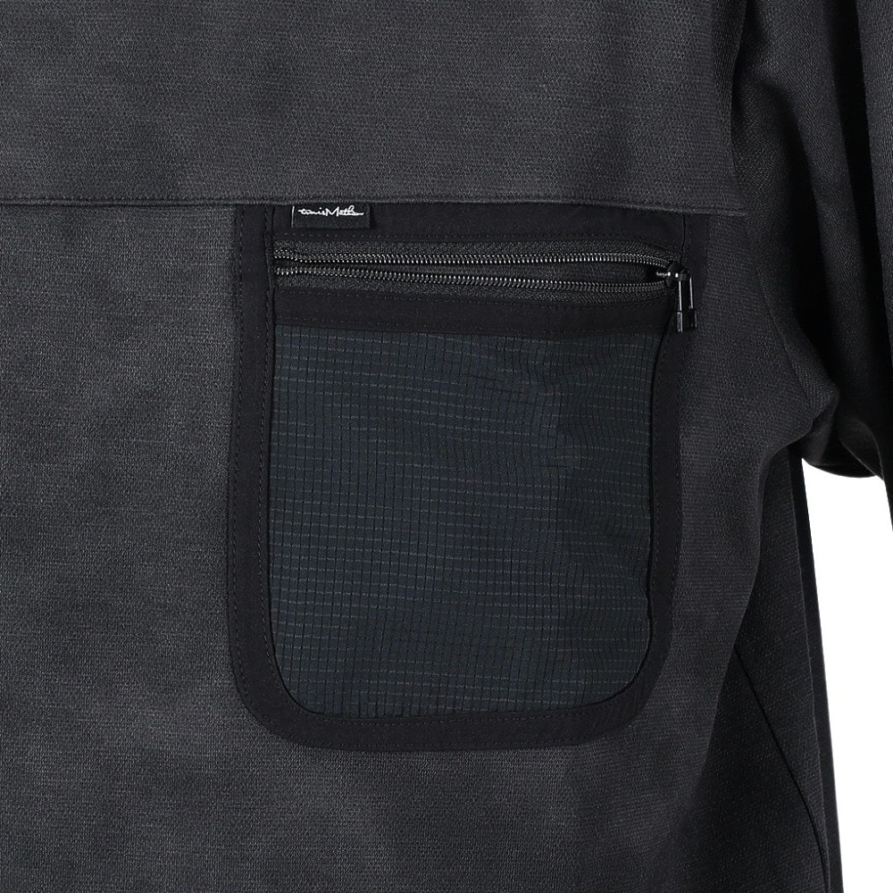 トラヴィスマシュー（Travis Mathew）（メンズ）ゴルフウェア モックネック スウェット 7AI024-0BLK