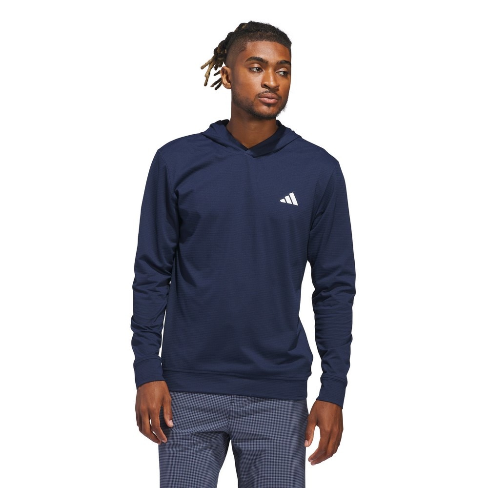 アディダス（adidas）（メンズ）ゴルフウェア ストレッチ アルティメット 365 エレベーテッド プルオーバーフーディー KUH71-JF4926NVY