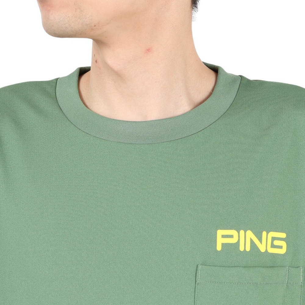 ピン（PING）（メンズ）ゴルフウェア アドエルム ニュージャージ 半袖Tシャツ 621-5164201-180