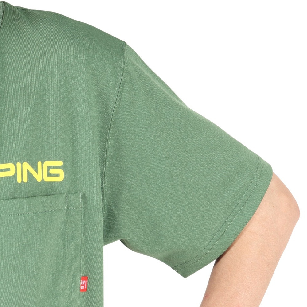 ピン（PING）（メンズ）ゴルフウェア アドエルム ニュージャージ 半袖Tシャツ 621-5164201-180