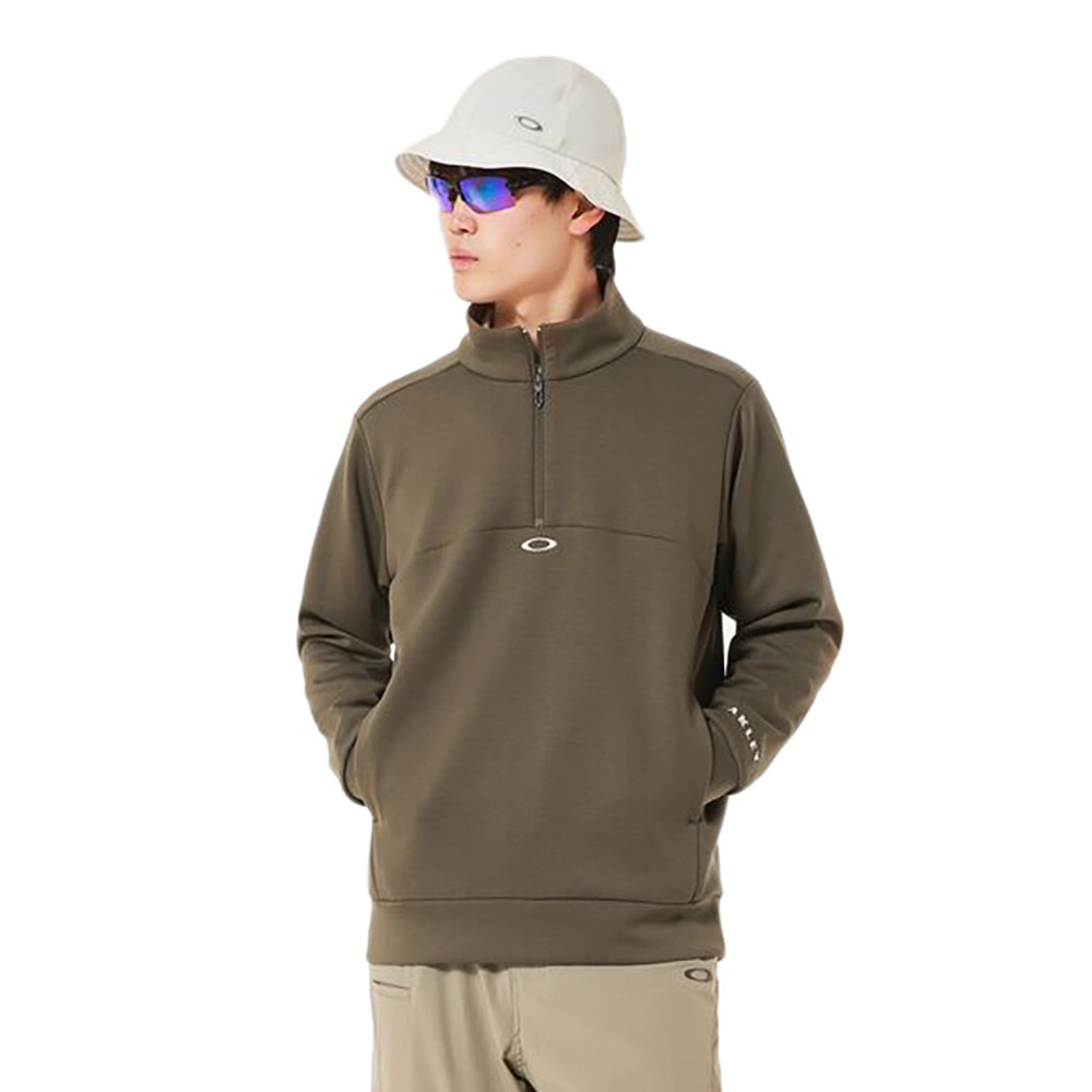 超お得　Oakley ゴルフウェアセット オークリー（OAKLEY）（メンズ）ゴルフウェア 長袖 PULLOVER FLEECE