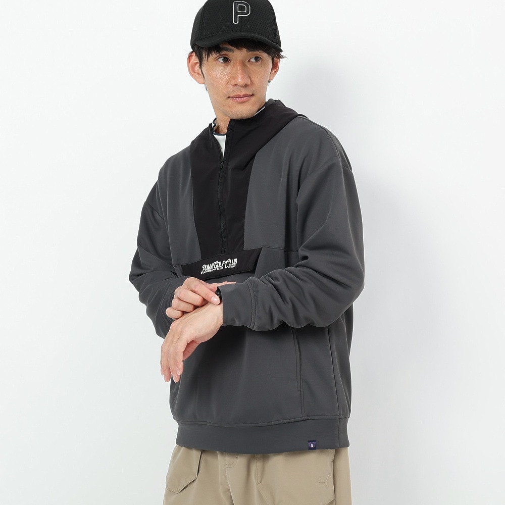 プーマ（PUMA）（メンズ）ゴルフウェア 長袖パーカー PGC フーディー 694439-01