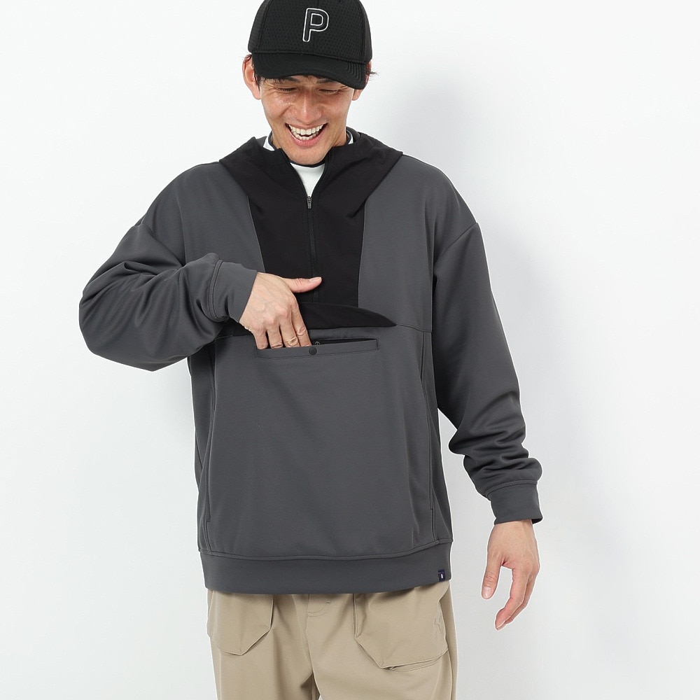 プーマ（PUMA）（メンズ）ゴルフウェア 長袖パーカー PGC フーディー 694439-01