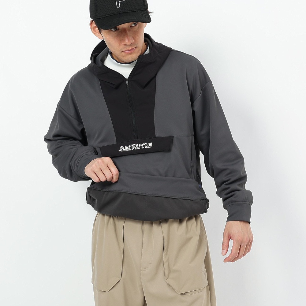 プーマ（PUMA）（メンズ）ゴルフウェア 長袖パーカー PGC フーディー 694439-01