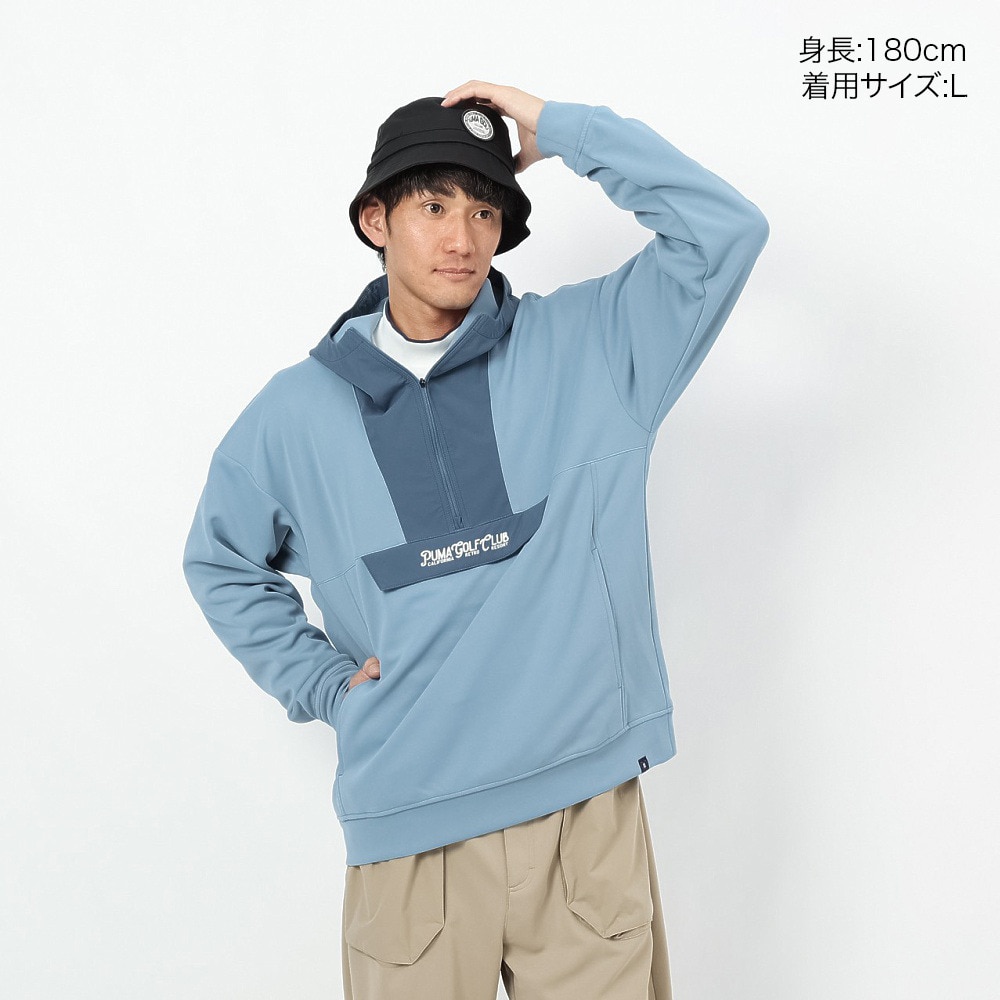 プーマ（PUMA）（メンズ）ゴルフウェア 長袖パーカー PGC フーディー 694439-02
