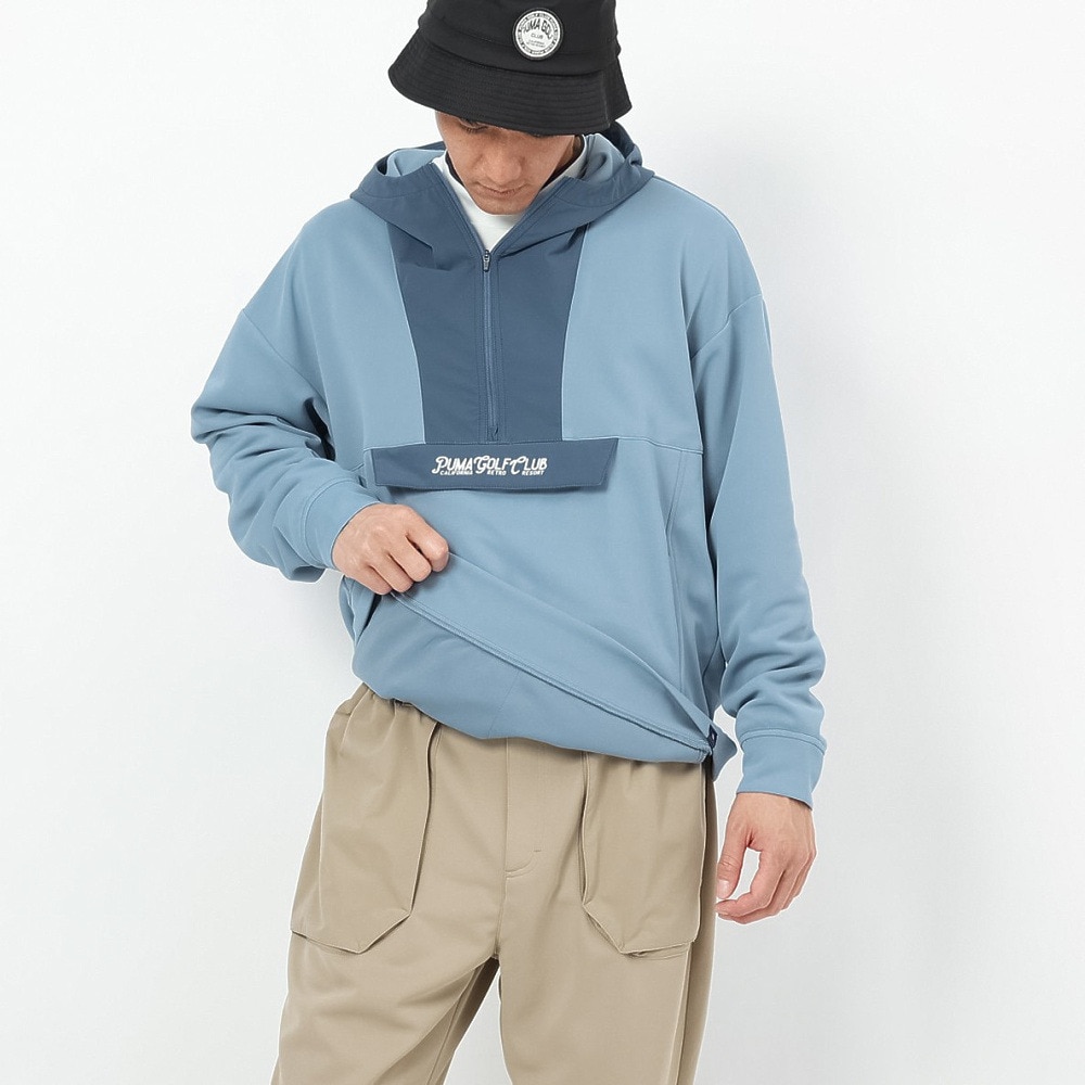 プーマ（PUMA）（メンズ）ゴルフウェア 長袖パーカー PGC フーディー 694439-02