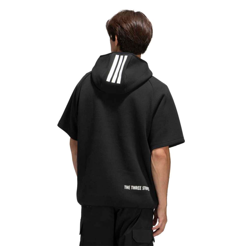 アディダス（adidas）（メンズ）ゴルフウェア 半袖パーカー スウェット