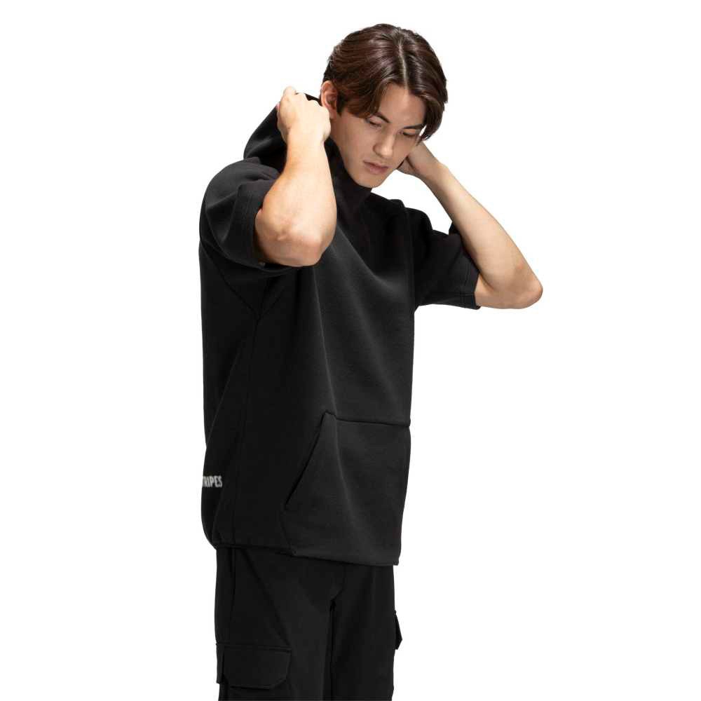 アディダス(adidas)ゴルフウェア 半袖パーカー スウェット フーディー OFG57-KL5272RED(Men’s) アディダス（adidas）（メンズ）ゴルフウェア 半袖パーカー スウェット