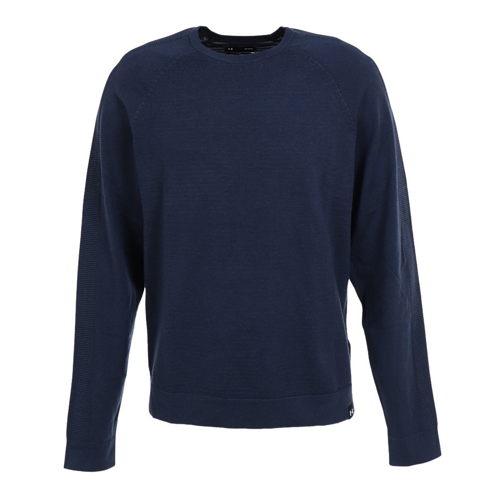 アンダーアーマー（UNDER ARMOUR）（メンズ）ゴルフウェア インテリニット クルーネック セーター 1373684 408★★★