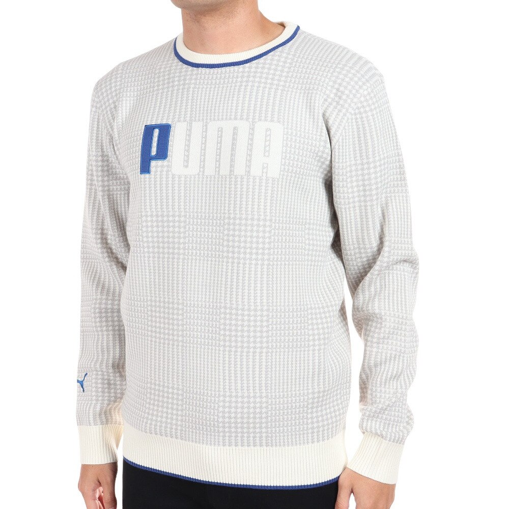 ＰＵＭＡ（並） ゴルフウェア 長袖 グラフィック クルーニット 539399-04 Ｍ 10 ゴルフの画像