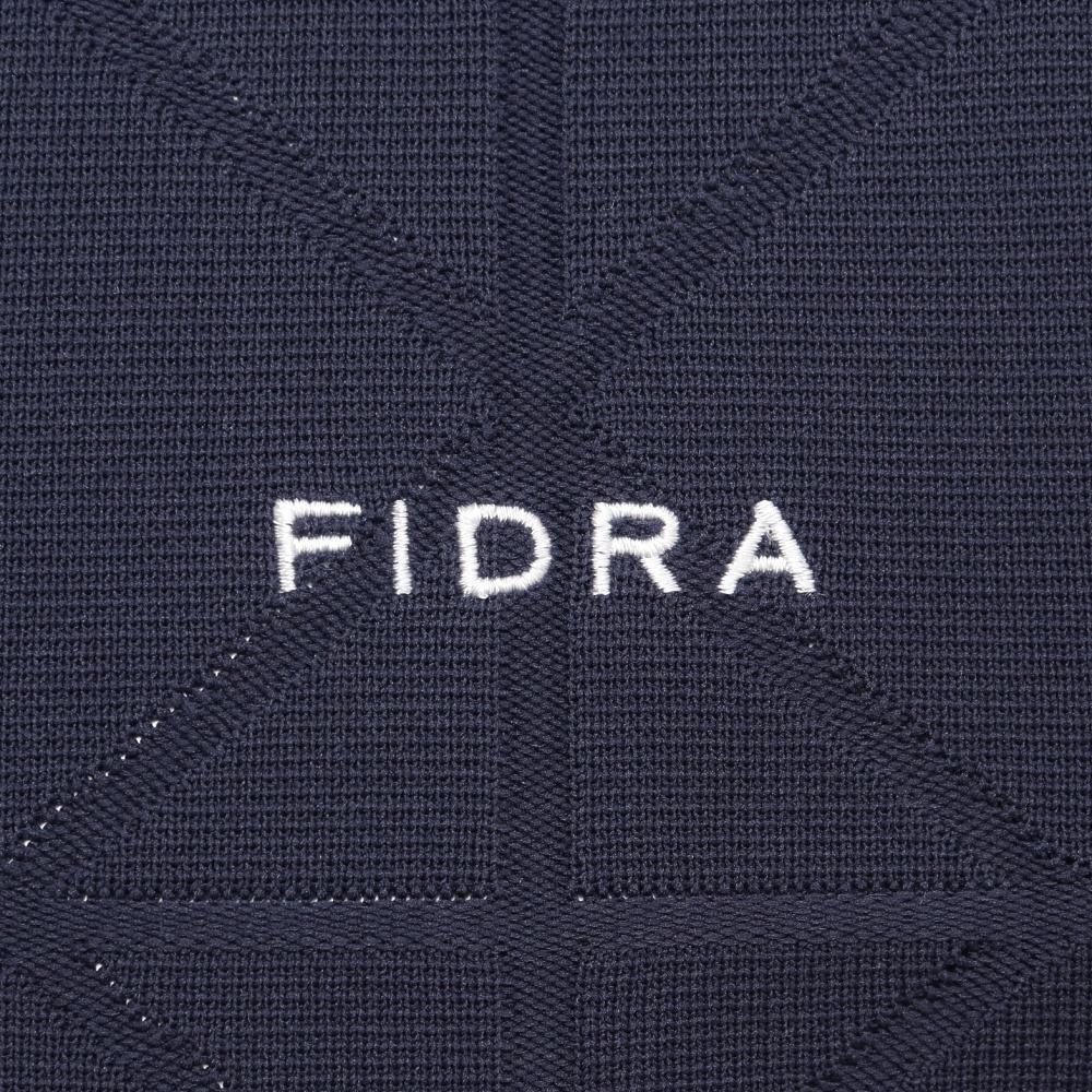フィドラ（FIDRA）（メンズ）ゴルフウェア 撥水 ストレッチ クルーネックニットシャツ FD5NTJ20 NVY