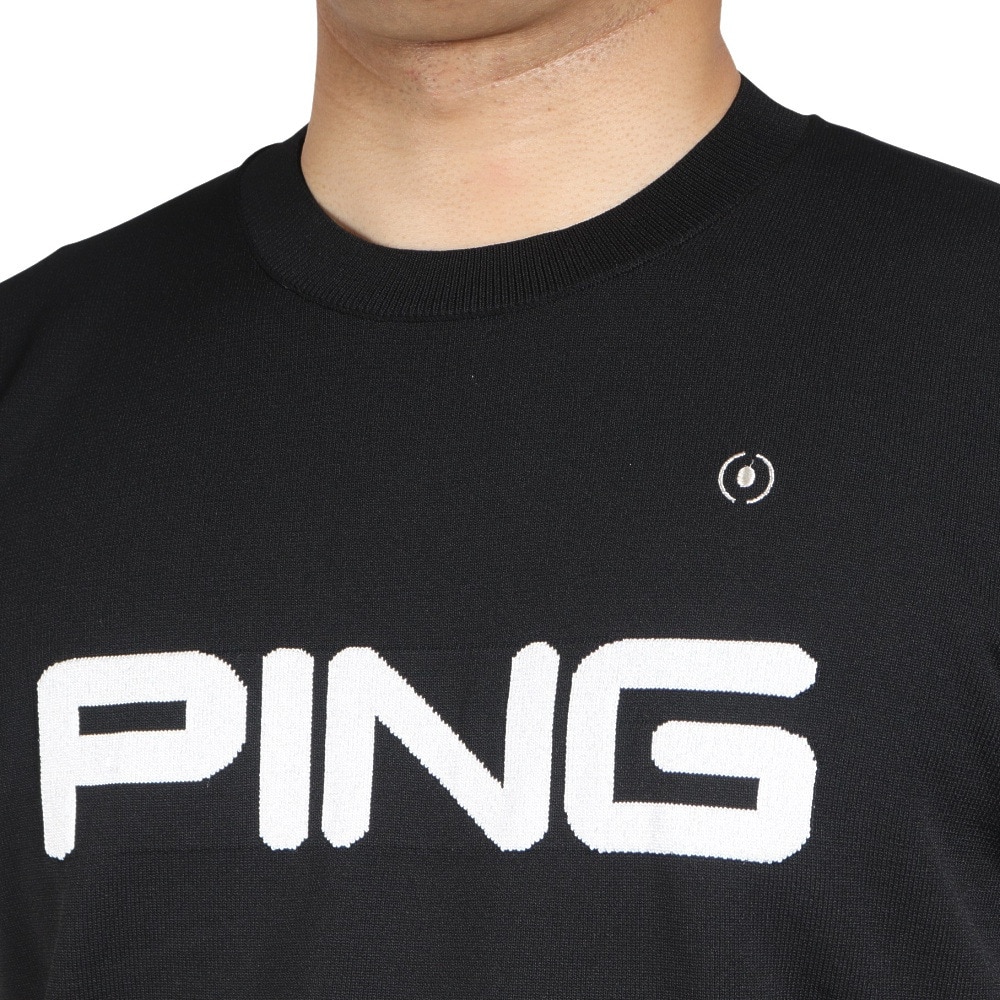 PING APPAREL】フロントロゴ クルーネックニット プルオーバー (MENS) - homabayassembly.go.ke