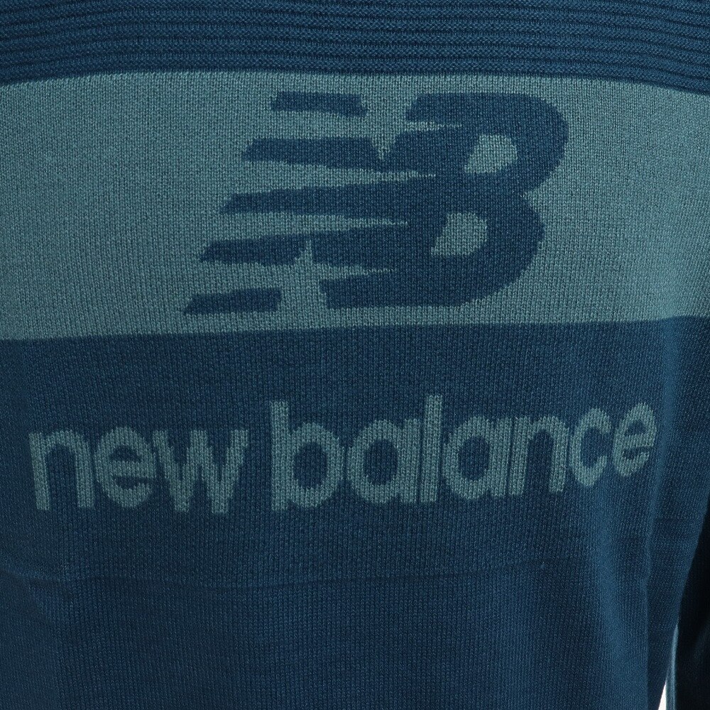 ニューバランス（new balance）（メンズ）ゴルフウェア 耐風 クルーネックニット プルオーバー 012-2270003-113