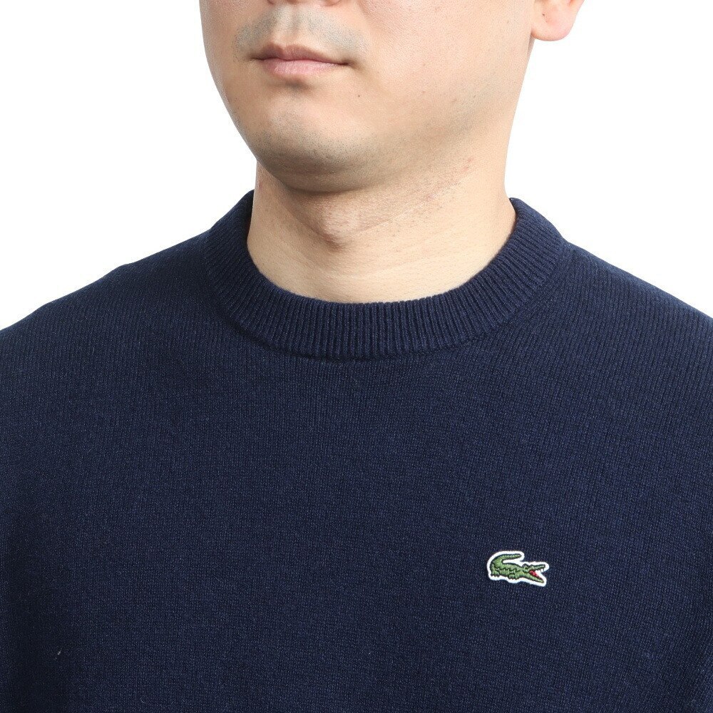 ラコステ（LACOSTE）（メンズ）ゴルフウェア カラーブロックニットセーター AH1673L-M52