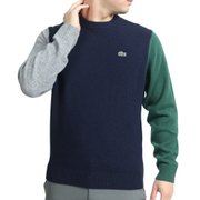 ラコステ（LACOSTE）（メンズ）ゴルフウェア カラーブロックニット  
