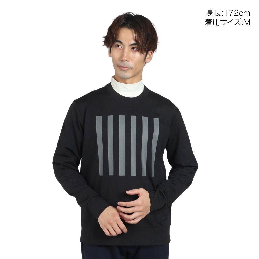 クロススポーツウエア（Cross Sportswear）（メンズ）ゴルフウェア ACTIVE クルーネック 1976021-900