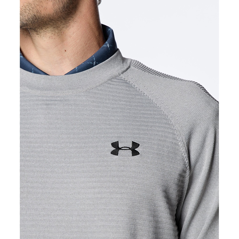 アンダーアーマー（UNDER ARMOUR）（メンズ）ゴルフウェア 吸汗 速乾 インテリニット クルー セーター 1381286 035