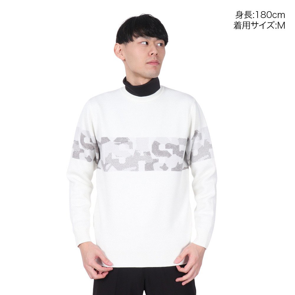 ROSASEN（ROSASEN）（メンズ）ゴルフウェア 抗菌 消臭 長袖 ファンクションニット 044-19011-005