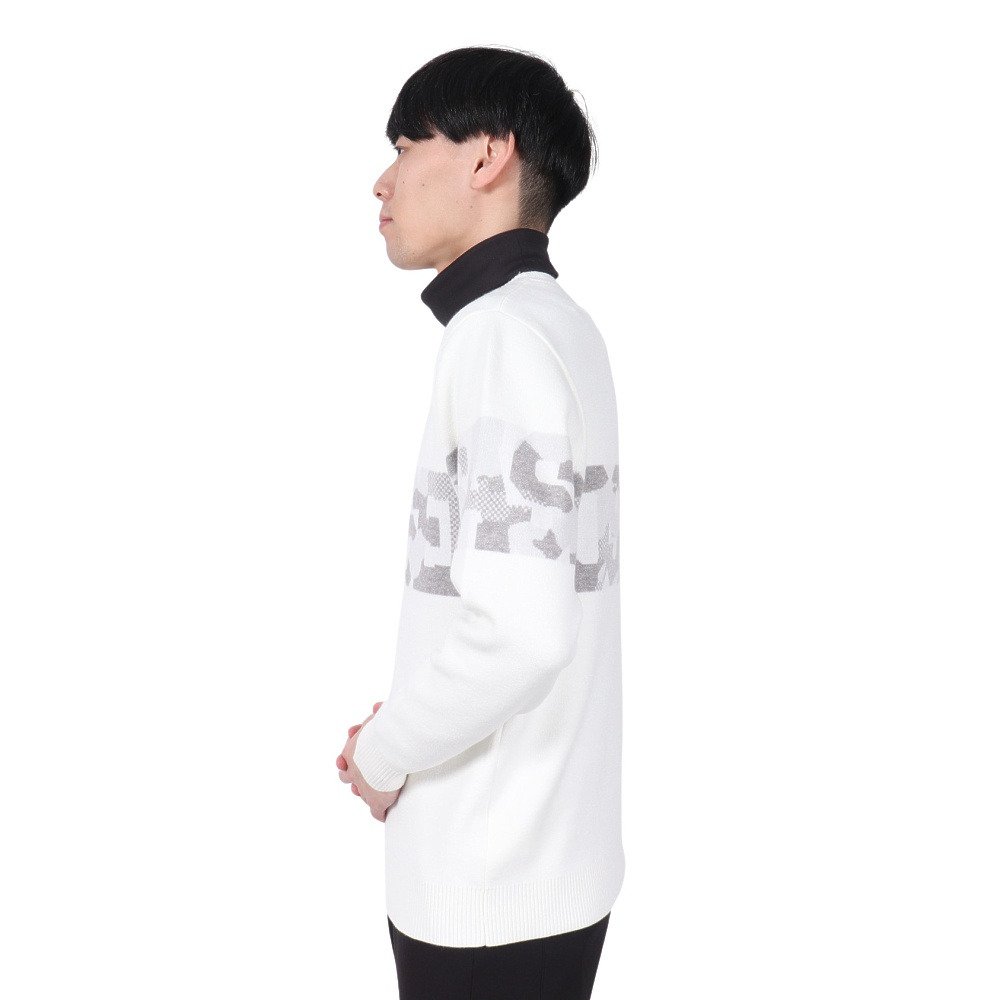 ROSASEN（ROSASEN）（メンズ）ゴルフウェア 抗菌 消臭 長袖 ファンクションニット 044-19011-005