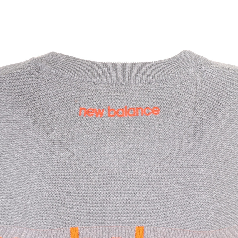 ニューバランス（new balance）（メンズ）ゴルフウェア 長袖 クルーネック ニットプルオーバー 012-3270005-022