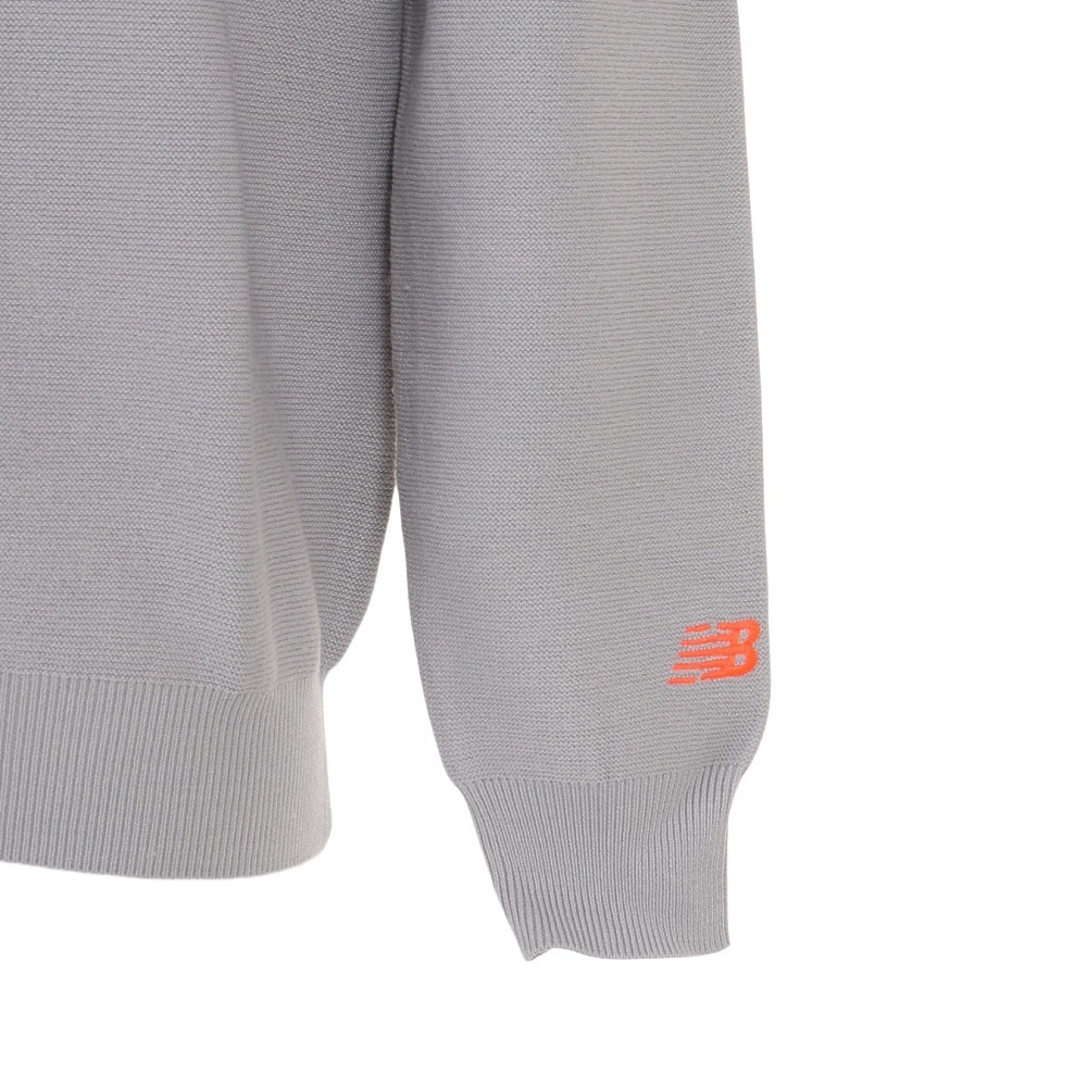 ニューバランス（new balance）（メンズ）ゴルフウェア 長袖 クルーネック ニットプルオーバー 012-3270005-022