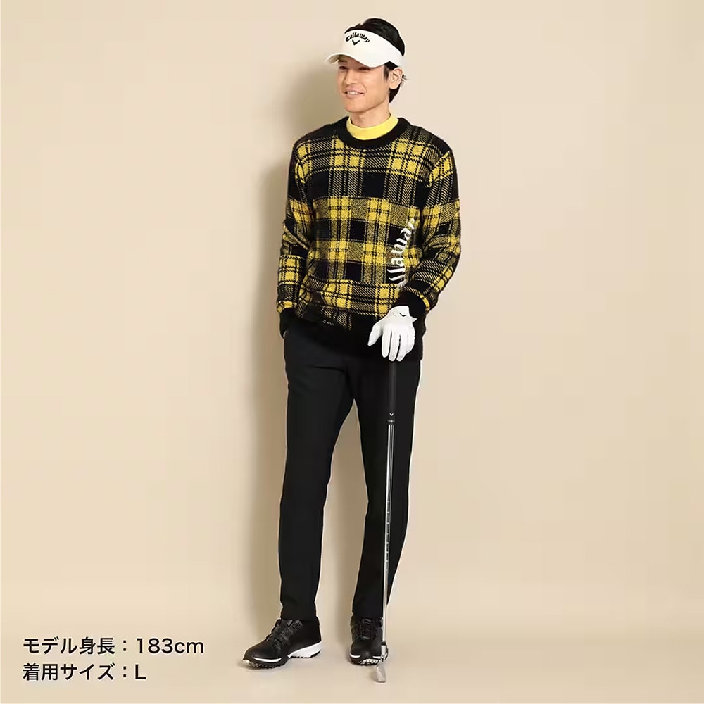 キャロウェイ（CALLAWAY）（メンズ）ゴルフウェア 長袖 チェック