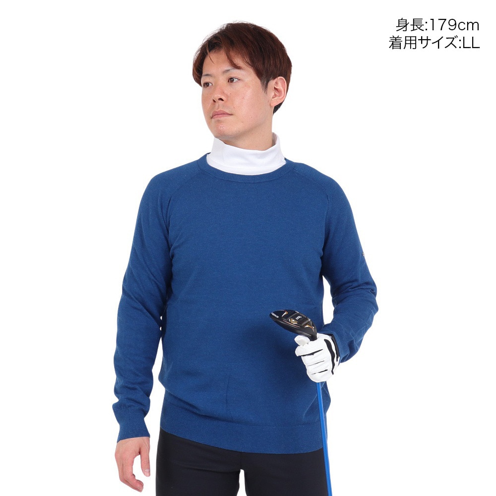 エピキュール（epicure）（メンズ）ゴルフウェア 14GG天竺クルーネック 長袖 プルオーバー 151-10910-097