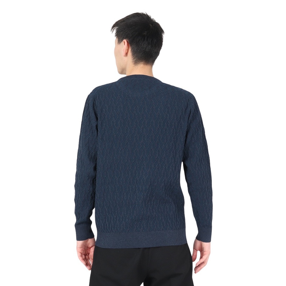 トラヴィスマシュー（Travis Mathew）（メンズ）ゴルフウェア 長袖 吸水速乾 クルーネック ケーブルセーター 7AJ005-4TOS