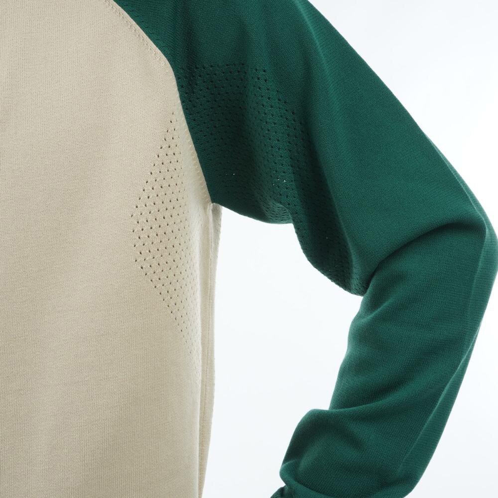 トミー ヒルフィガー ゴルフ（TOMMY HILFIGER GOLF）（メンズ）ゴルフウェア 長袖 フロントロゴ クルーネックセーター THMA401-SND