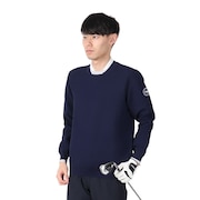 (メンズ)ゴルフウェア 長袖クルーネックセーター 21-1241210-98