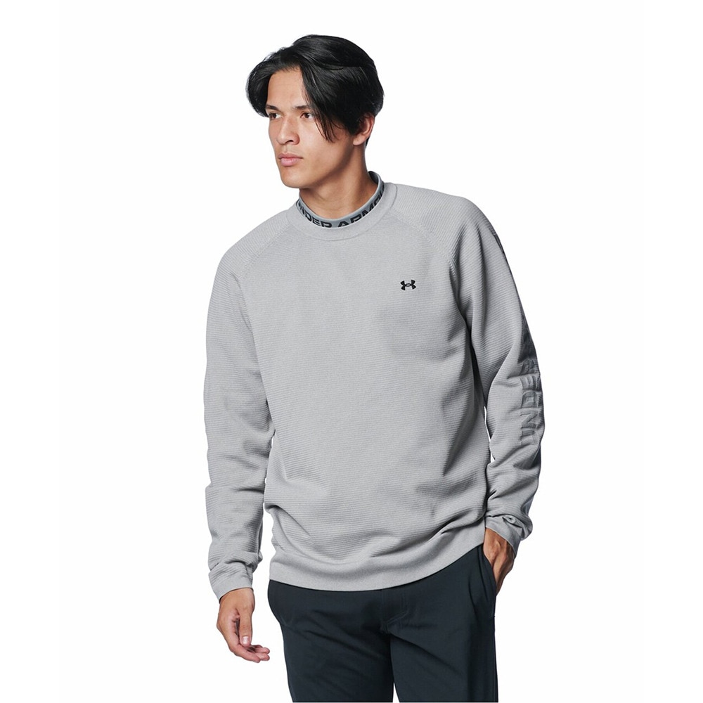 アンダーアーマー（UNDER ARMOUR）（メンズ）ゴルフウェア 保温 DriveProクルーセーター 1388318 035