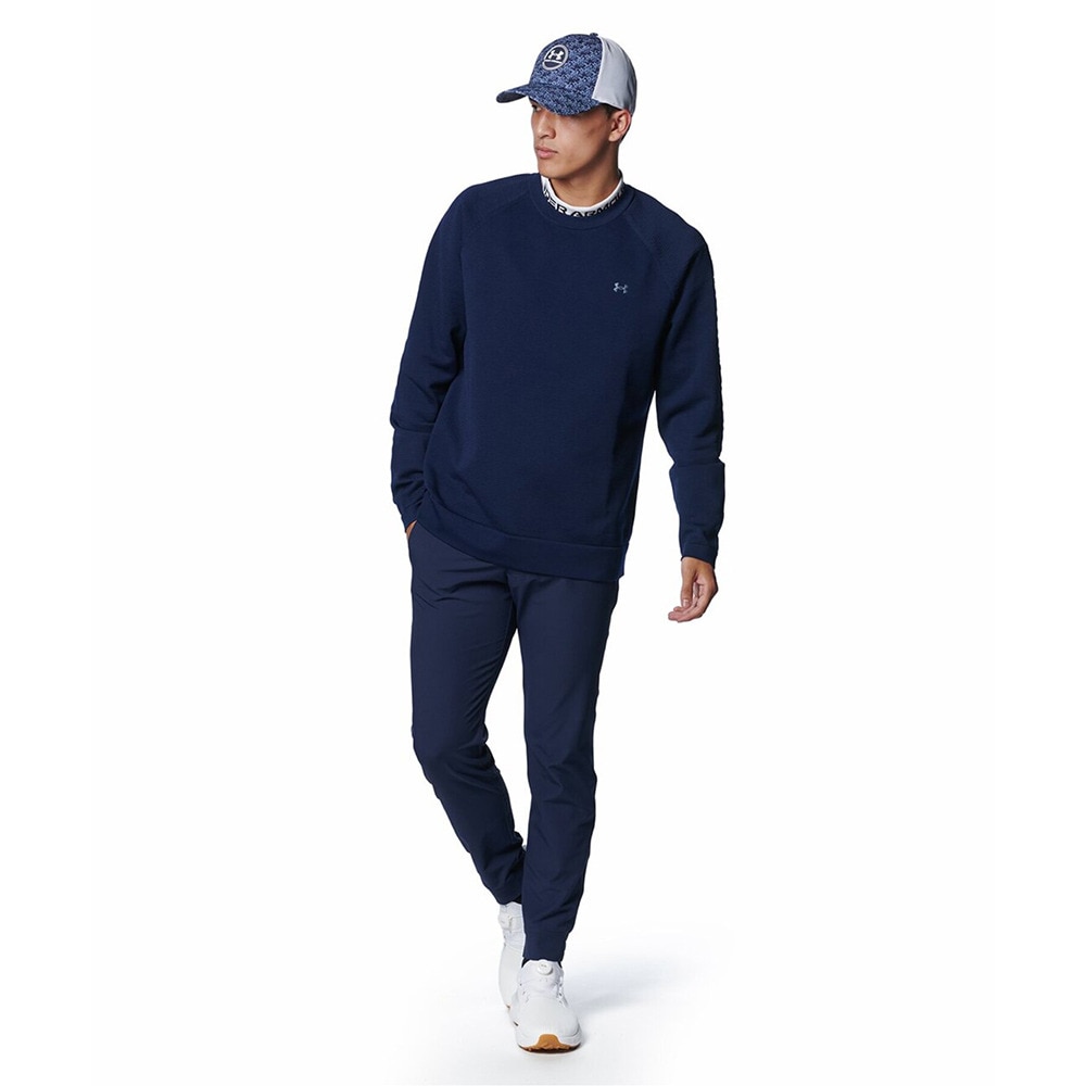 アンダーアーマー（UNDER ARMOUR）（メンズ）ゴルフウェア 保温 DriveProクルーセーター 1388318 410