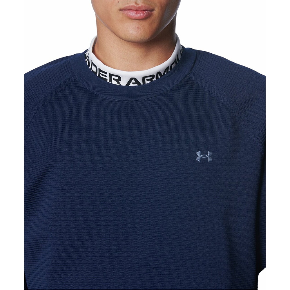 アンダーアーマー（UNDER ARMOUR）（メンズ）ゴルフウェア 保温 DriveProクルーセーター 1388318 410