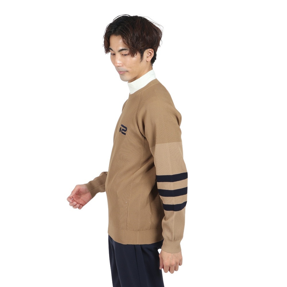 ROSASEN（メンズ）ゴルフウェア 針抜き総針エコニット 044-12811-042-24AW
