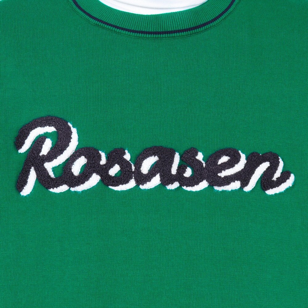 ROSASEN（メンズ）ゴルフウェア コットンハイゲージニット 長袖セーター 044-12912-023-24AW