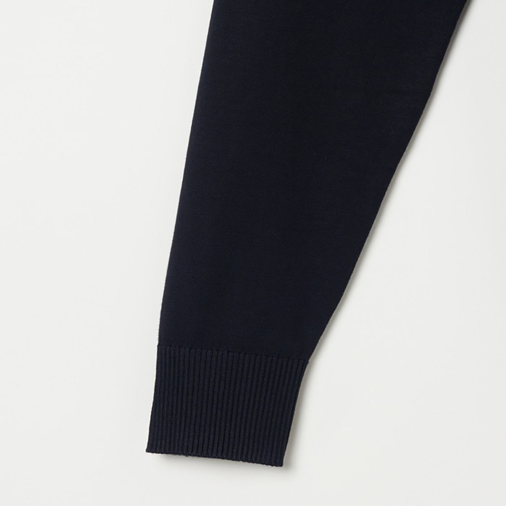 J.LINDEBERG（メンズ）ゴルフウェア 長袖 Gusten Knitted 袖ロゴセーター 071-12913-098