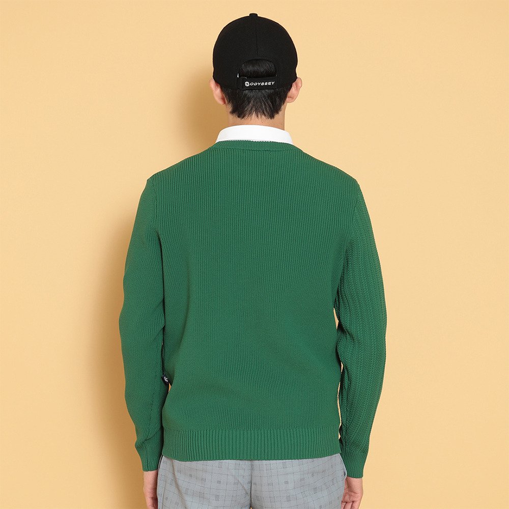 キャロウェイ（CALLAWAY）（メンズ）ゴルフウェア 長袖 クルーネックニット C24218100-1140