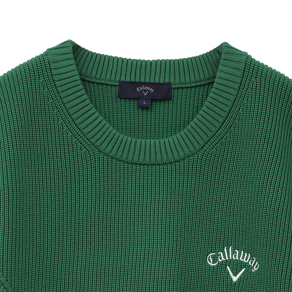 キャロウェイ（CALLAWAY）（メンズ）ゴルフウェア 長袖 クルーネックニット C24218100-1140