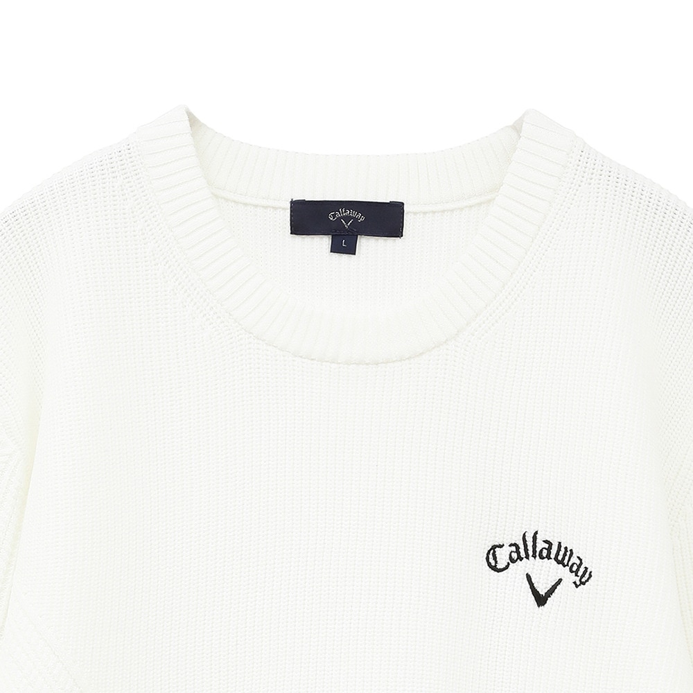 キャロウェイ（CALLAWAY）（メンズ）ゴルフウェア 長袖クルーネックニット C24218100-1030
