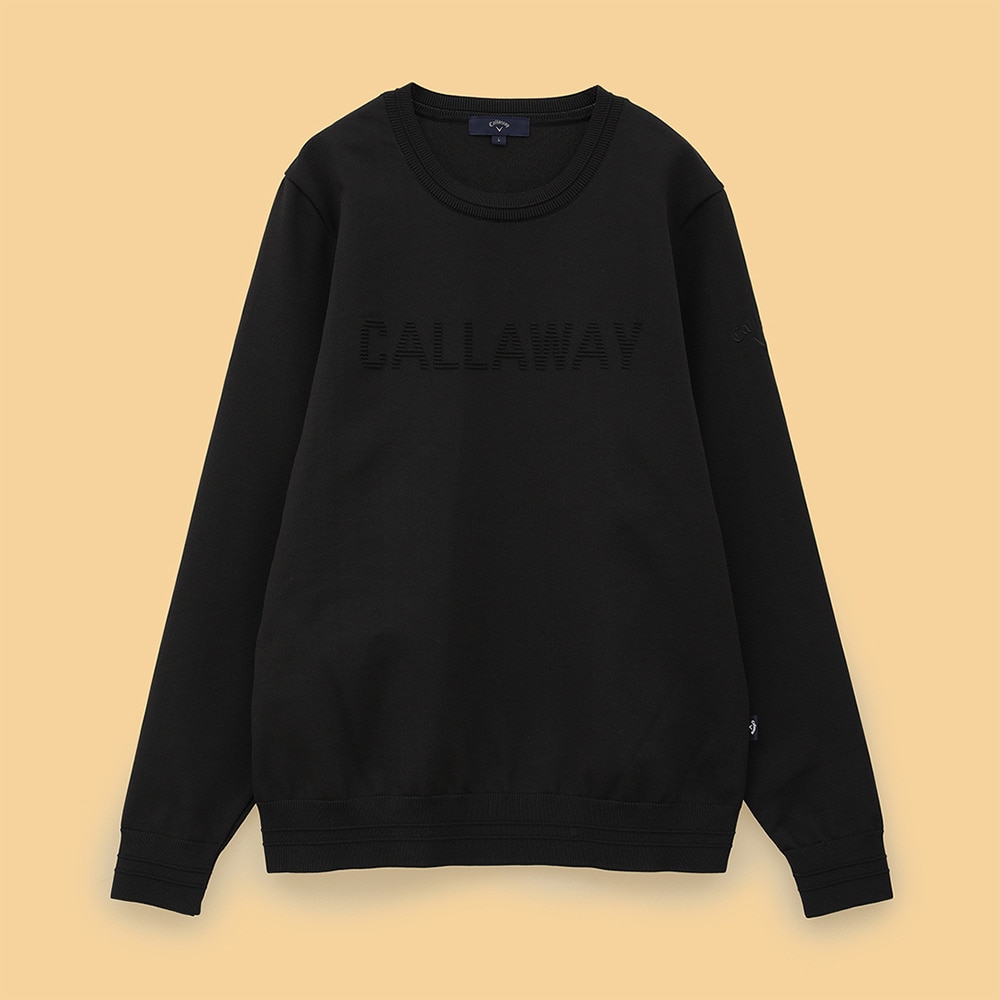 キャロウェイ（CALLAWAY）（メンズ）ゴルフウェア 長袖スウェット クルーネックニット C24218101-1010