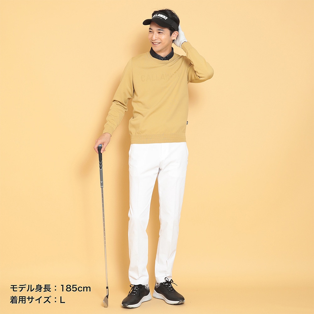 キャロウェイ（CALLAWAY）（メンズ）ゴルフウェア 長袖スウェット クルーネックニット C24218101-1040