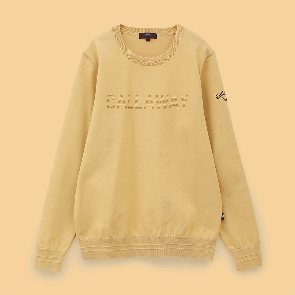 キャロウェイ（CALLAWAY）（メンズ）ゴルフウェア 長袖スウェット クルーネックニット C24218101-1040