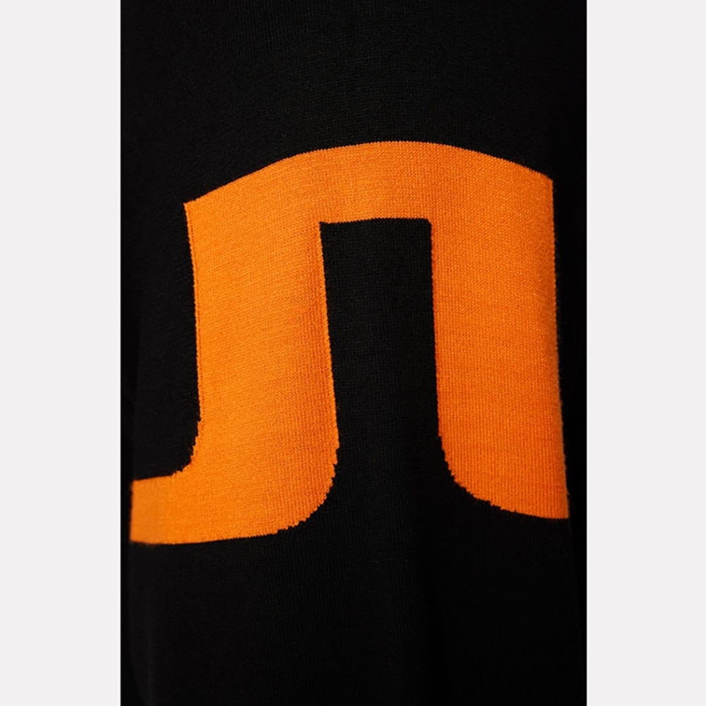 J.LINDEBERG（メンズ）ゴルフウェア Gusten 袖ロゴセーター 071-12913-019