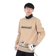 (メンズ)ゴルフウェア フラッグロゴ クルーネックセーター ADMA452-SND